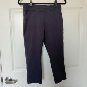 Dark Navy Capri Pull-on Dress Pants
